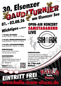 Mehr über den Artikel erfahren Einladung zum 30. Gauditurnier 01. & 02.08.2026