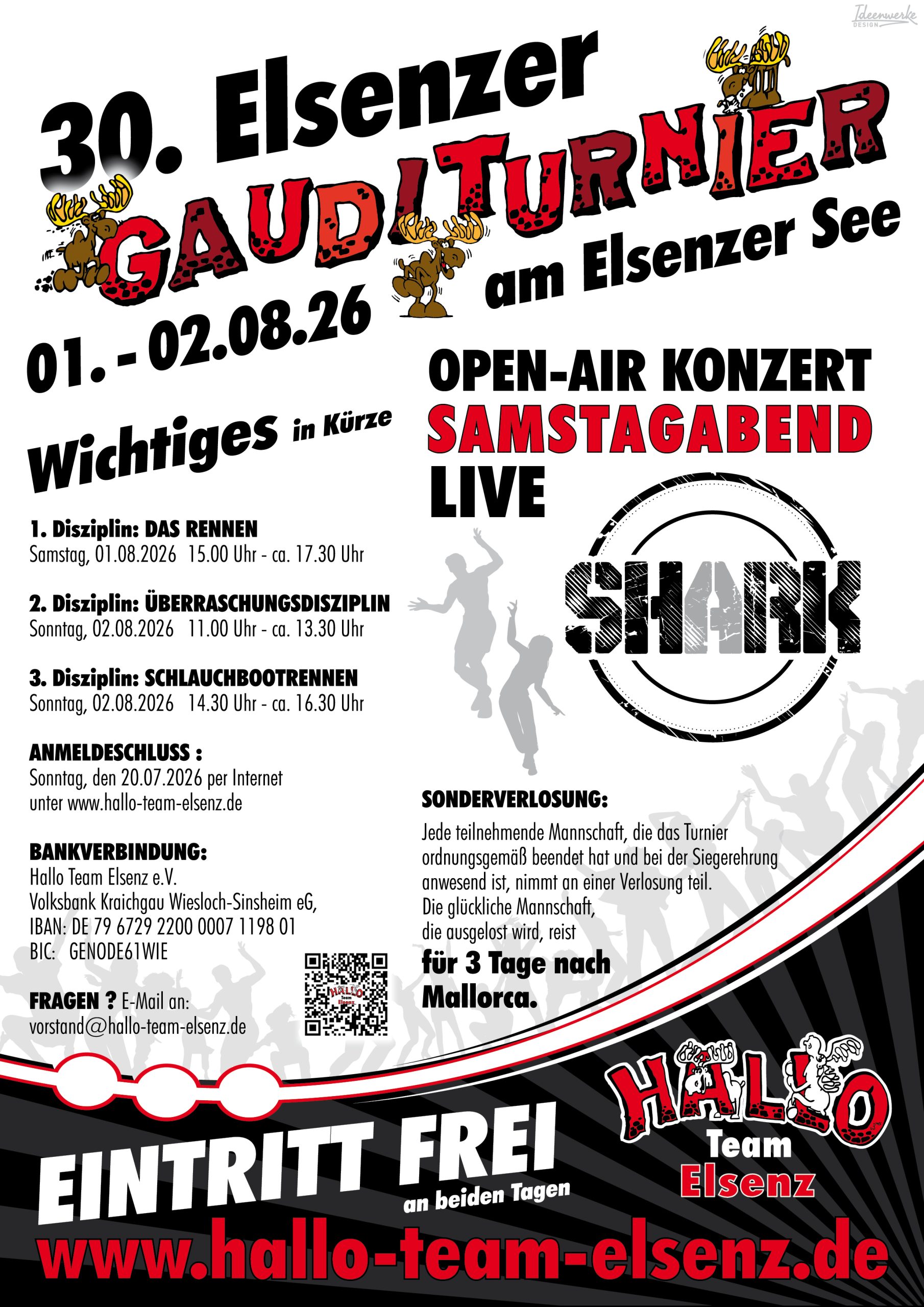 Du betrachtest gerade Einladung zum 30. Gauditurnier 01. & 02.08.2026